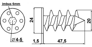 PUTUPLASTA SPRAUDNIS SM-50/EPN*P4 Elektro-Plast